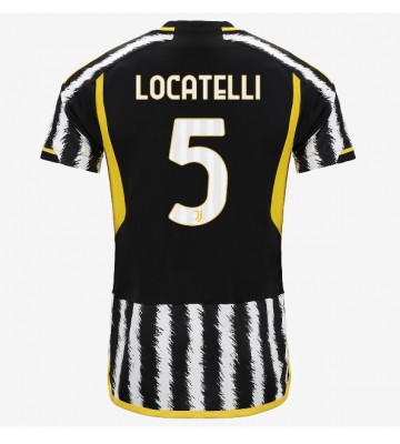 Juventus Manuel Locatelli #5 Replika Hjemmebanetrøje 2023-24 Kortærmet